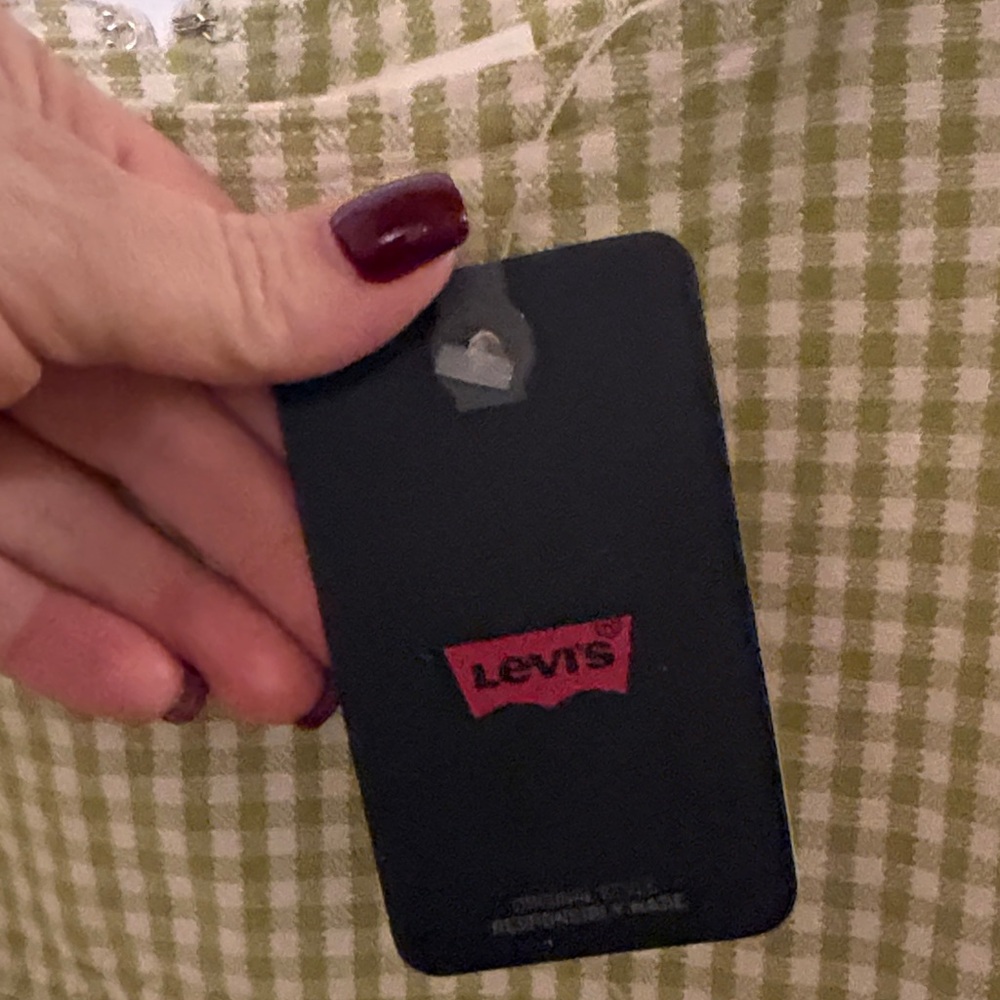 Levi’s NWT Gingham Checkered Dress - Picture 2 of 14